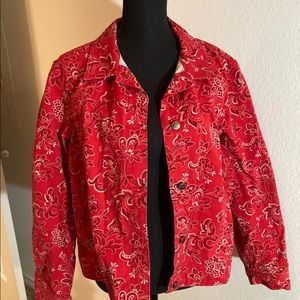 Vintage Bandana Print Button Up